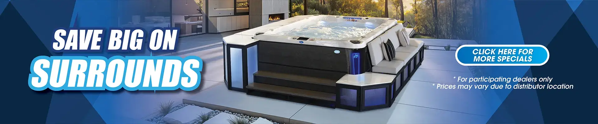 Calspas hot tub being used in a family setting - Big Bear Lake