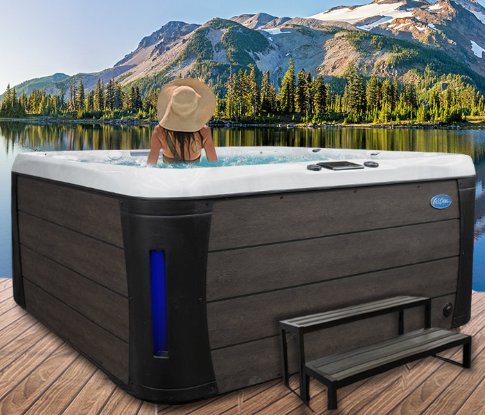 Calspas hot tub being used in a family setting - hot tubs spas for sale Big Bear Lake